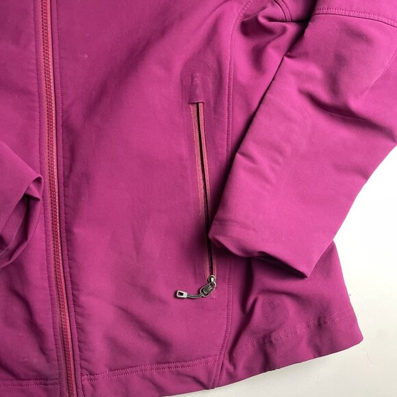 Patagonia Women L Soft Shell Jacket Fleece Purple Outdoor Hiking Jacket **READ** - Picture 5 of 16